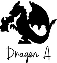Load image into Gallery viewer, Medium Dragon Permanent Vinyl Decal - Chromatic Colors