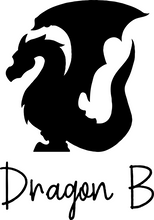 Load image into Gallery viewer, Medium Dragon Permanent Vinyl Decal - Chromatic Colors