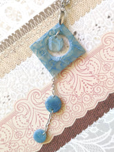 Load image into Gallery viewer, Empress Faux Stone Aquamarine Necklace