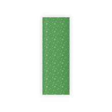 Load image into Gallery viewer, Wrapping Paper Rolls - Green Crystal D100 Dice Design
