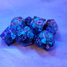 Load image into Gallery viewer, The Necromancer's Return Chunky 7 Dice Set
