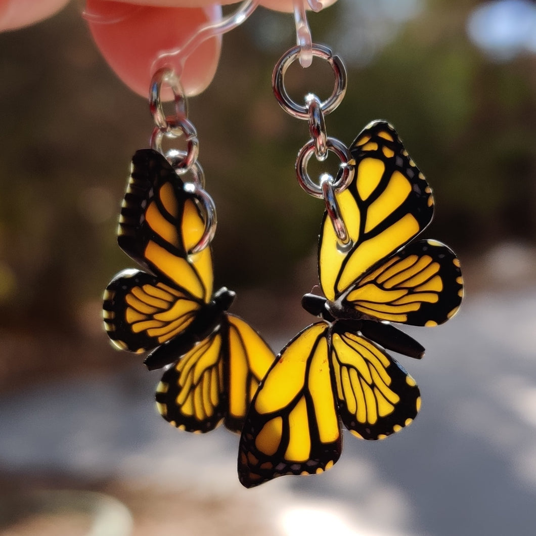 Monarch Butterfly Earrings